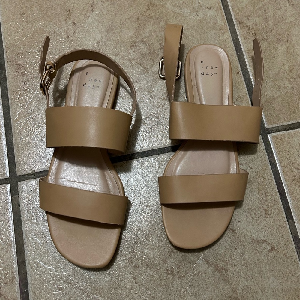 a new day Tan Sandals